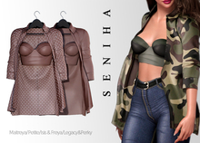 Seniha. Xandra Shirt&Top // Brown