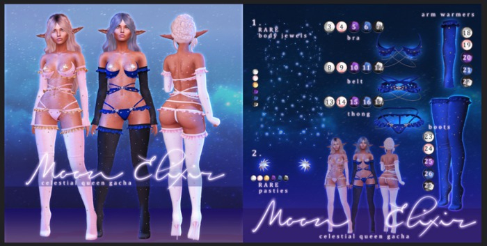 Moon Elixir - Celestial Queen - 5 - Freya - Bra - Amethyst