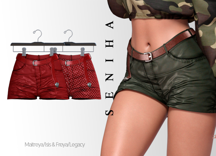 Seniha. Chloe Short // Red