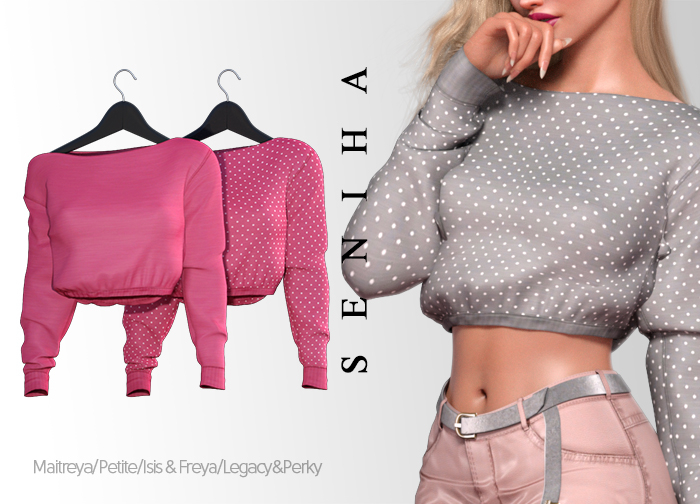 Seniha. Chloe Top // Pink