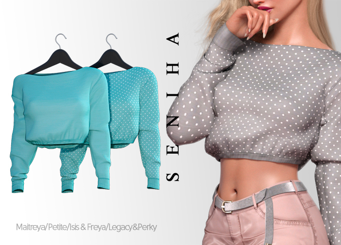Seniha. Chloe Top // Teal