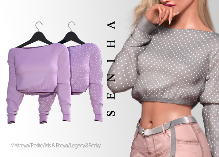 Seniha. Chloe Top // Violet