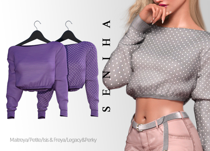 Seniha. Chloe Top // Purple