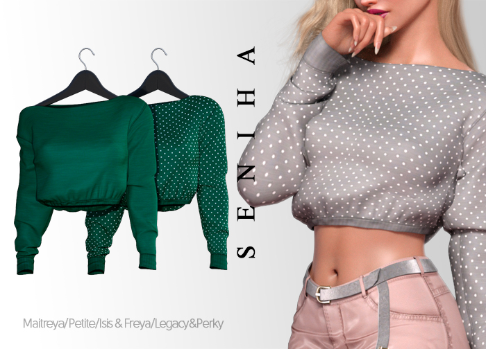 Seniha. Chloe Top // Green