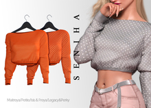 Seniha. Chloe Top // Orange