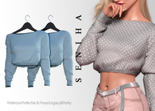Seniha. Chloe Top // Sky