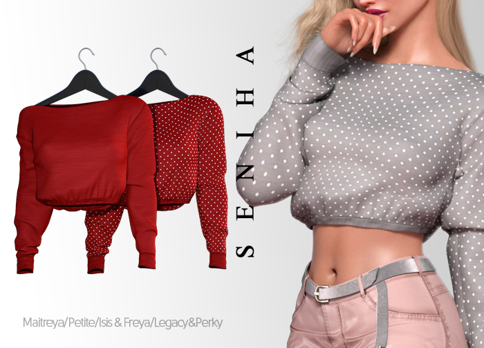 Seniha. Chloe Top // Red