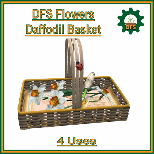 DFS Flowers - Daffodil Basket (Texture)