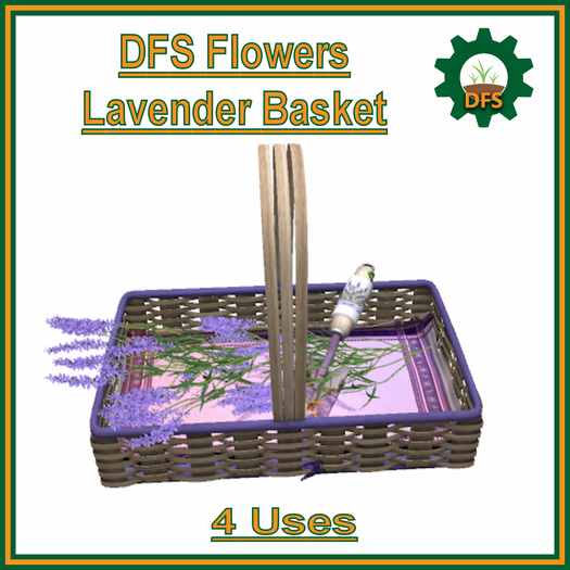 DFS Flowers - Lavender Basket (Texture)