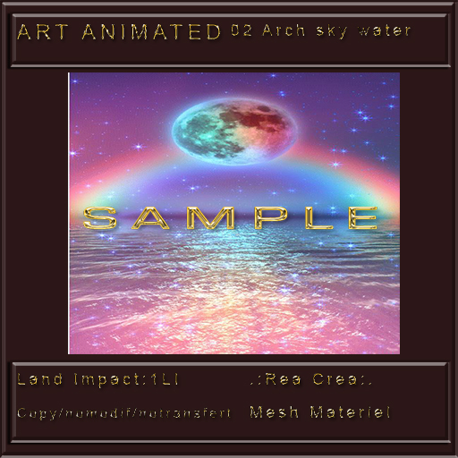 02 .:Rea Crea:. GAIA-Arch Sky Water Moon  Anim  mesh 1LI add me