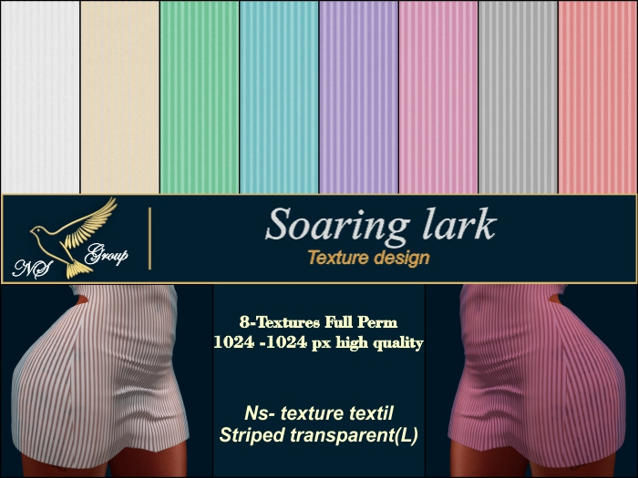 Ns- texture textil Striped transparent(L)