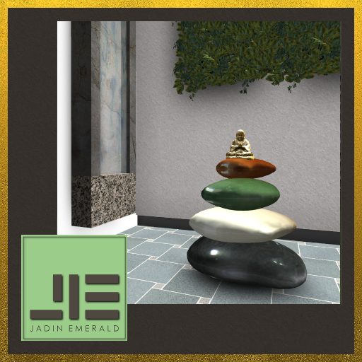 JE. Santulana Buddha Balance Rocks - C/M (Wear to Unpack)