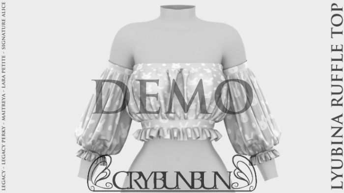 CryBunBun - Lyubina Ruffle Top - DEMO