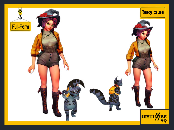 ::DisturbeD:: The Witch - FULL PERM MESH
