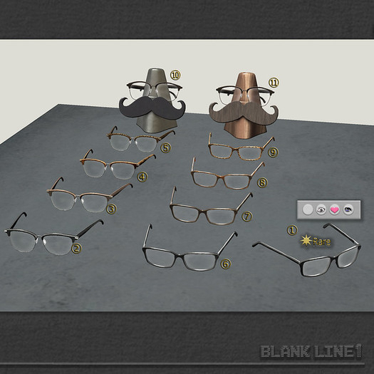 BlankLine GlassesGACHA-10 [StandSteel]