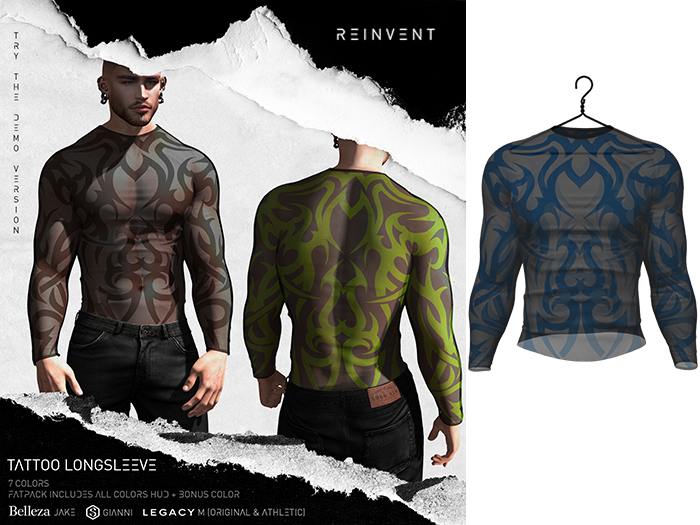REINVENT I Tattoo longsleeve I Cold