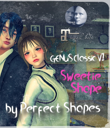 *PS* - Sweetie  Shape - For GENUS Classic Face W001 - Mocap