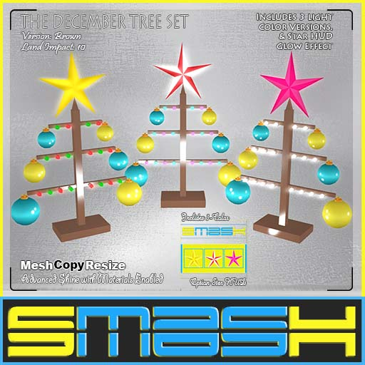 SMASH - The December Tree Set (Brown)