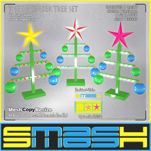 SMASH - The December Tree Set (Green)