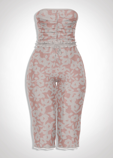 ChicModa // Natalie Jumpsuit // PINK POPPY