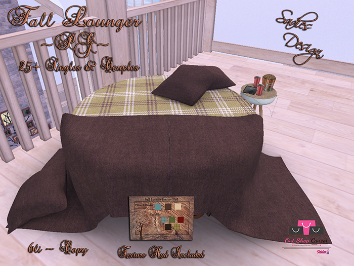 ~Sadie's Design~Outshop Cancer Fall Lounger PG Bag