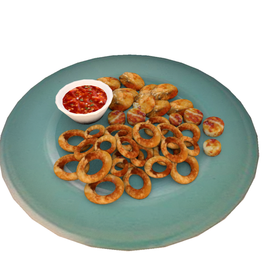 DFS Fried Calamari Seafood plate
