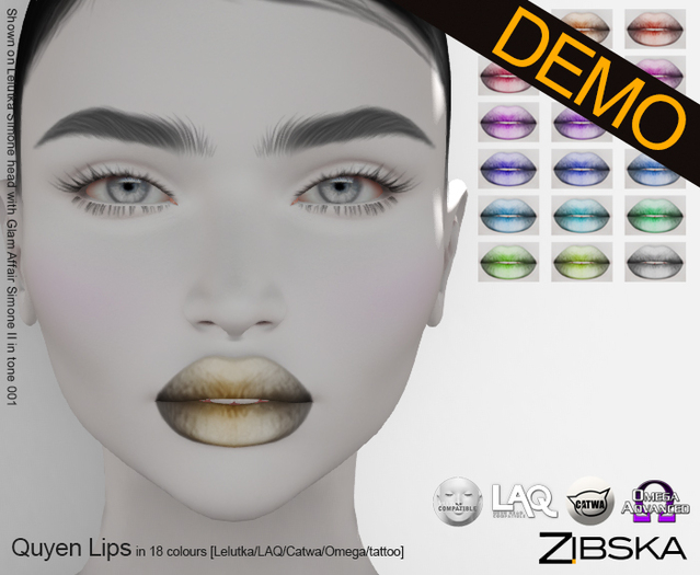 Zibska ~ Quyen Lips [no trans] ~ wear me Demo