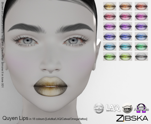 Zibska ~ Quyen Lips [no trans] ~ wear me