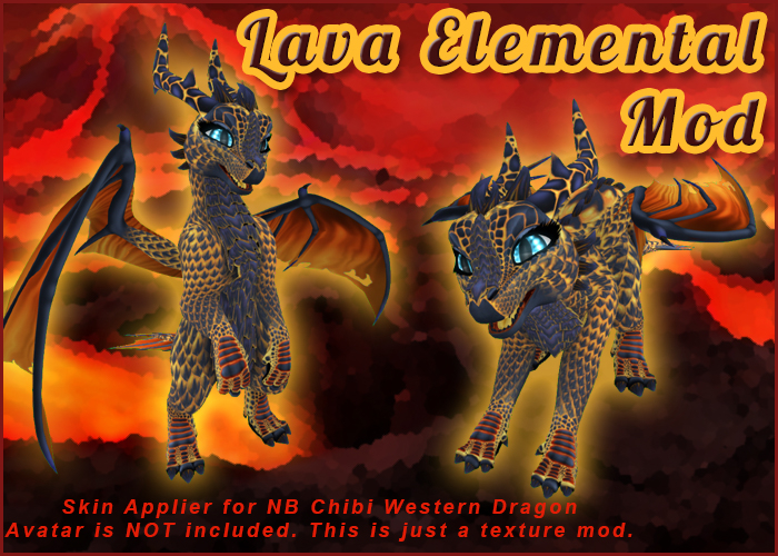 [WP] Lava Elemental Mod for NB Western Dragon
