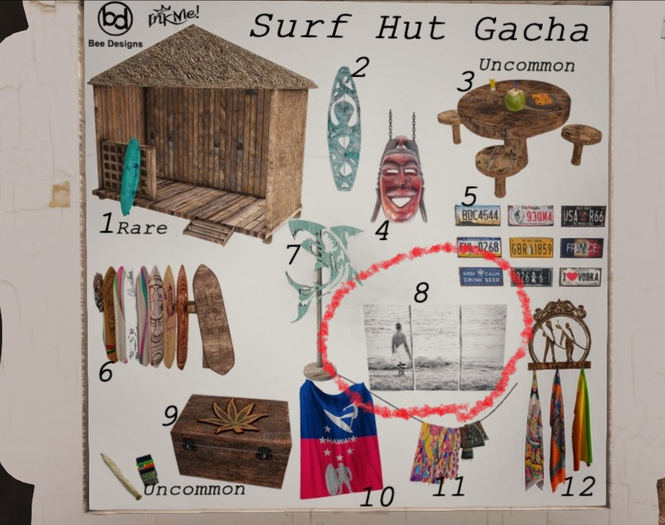 BD-Inkme Surf Hut Gacha  8