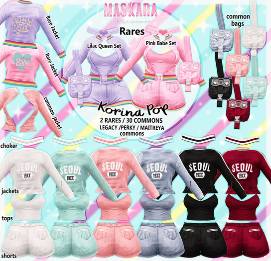 {MasKara} Korina Pop Shorts/ruby - MAITREYA