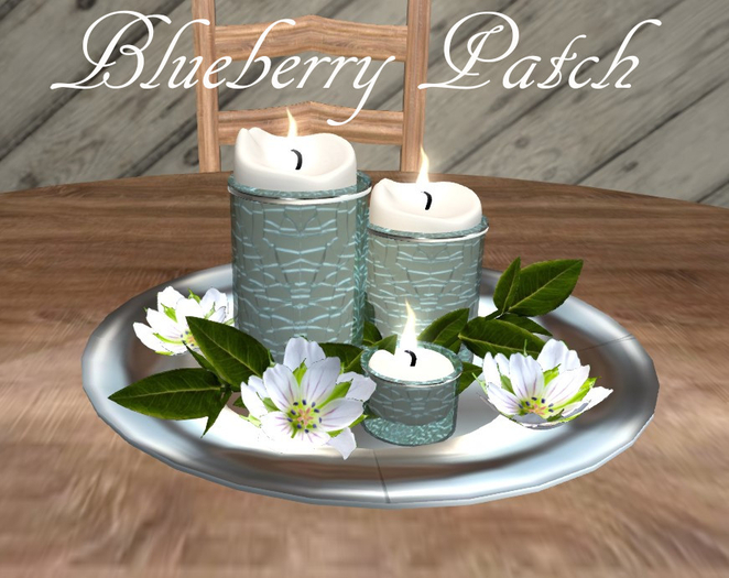 3 Crackle Votives Decor