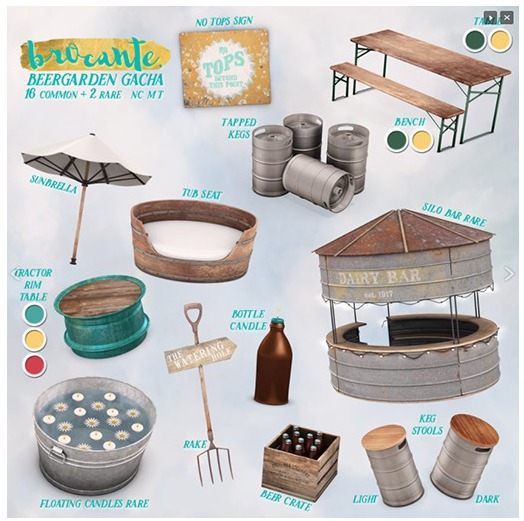 brocante. beergarden gacha / floating candles RARE