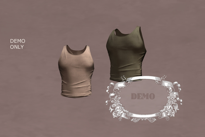 DEMO Legacy & Athletic Silk Sheen Tanks w/ 100's of COLORS HUD