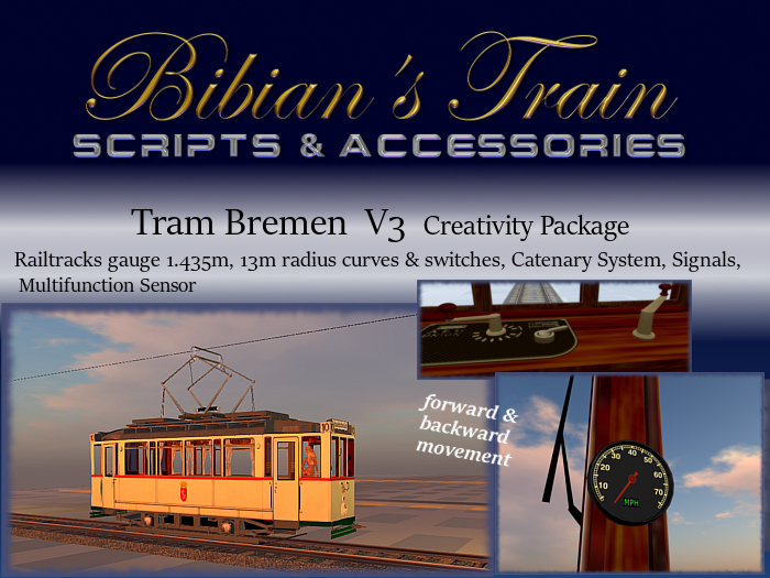 Tram- / Streetcar - Package Bremen V3 (vintage, gauge 1.435m)