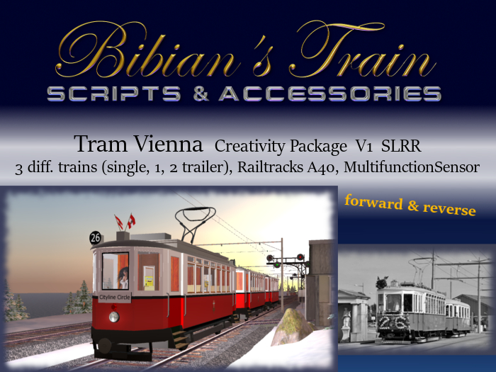 Tram- / Streetcar - Package Vienna (vintage, SLRR Standard)