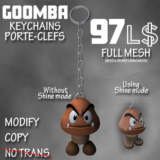 [BOX] GOOMBA KEYCHAIN