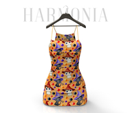 Harmonia Orange Cute Halloween Dress Reborn Maitreya Slink Freya TMP Legacy