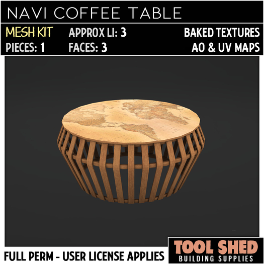 Tool Shed - Navi Coffee Table Kit