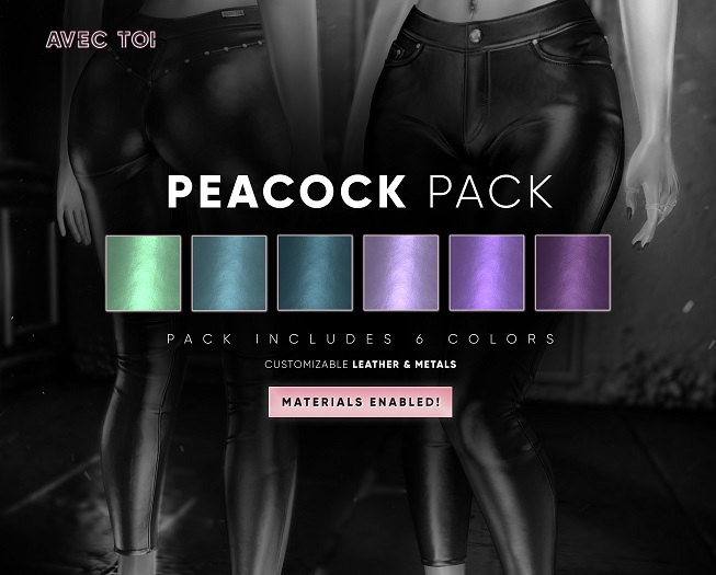 AVEC TOI - Reckless Pants PEACOCK PACK
