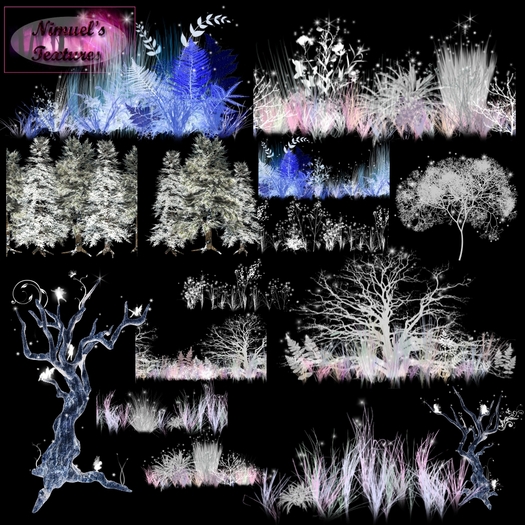 *Nimuel's Textures* Fantasy Winter Plant Texture Pack