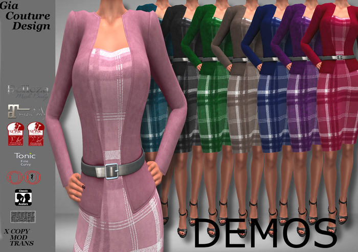 "GCD" Amanda Dress With Jackets DEMOS