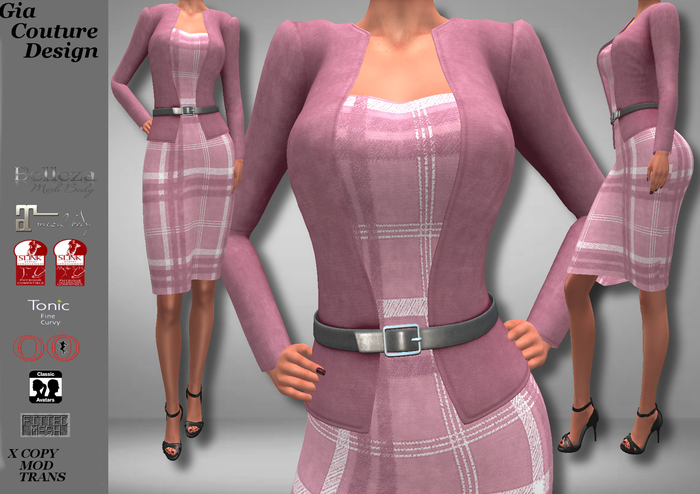 "GCD" Amanda Dress With Jackets Blush