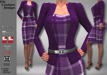 "GCD" Amanda Dress With Jackets Purple