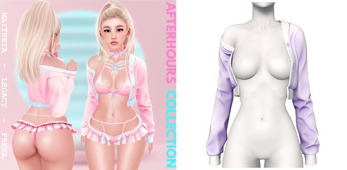 Rebelpill - AfterHours Collection Jacket Purple