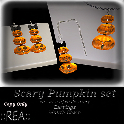 ::REA:: Scary Pumpkin Set