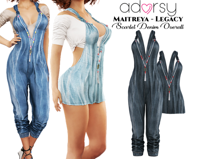 adorsy - Scarlet Denim Overall Original - Maitreya/Legacy/Lara Petite