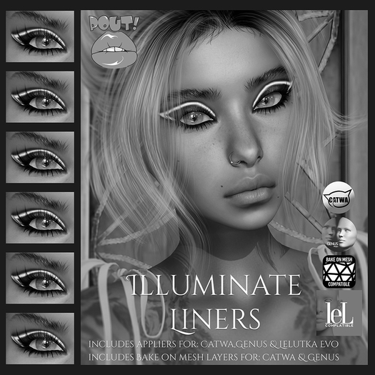 [POUT!] Illuminate Liners DEMO - *Wear to unpack me*