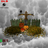 Halloween-Autumn Decoration Pumpkin Fence Scarecrow 12 L  boxed