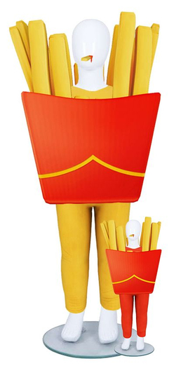 [M] Bebe TODDLER & YOUTH French Fries Costume Set